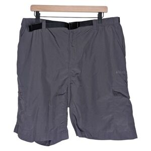 Sherpa‎ Adventure Gear Men's Belted Cargo Shorts Size XXL Gray Tactical Hiking